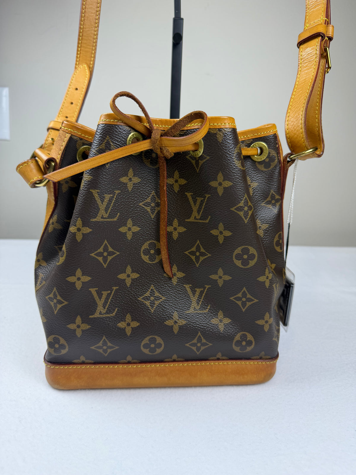 Louis Vuitton Monogram BB Noé Bucket Bag Shoulder Bag Brown Vachetta