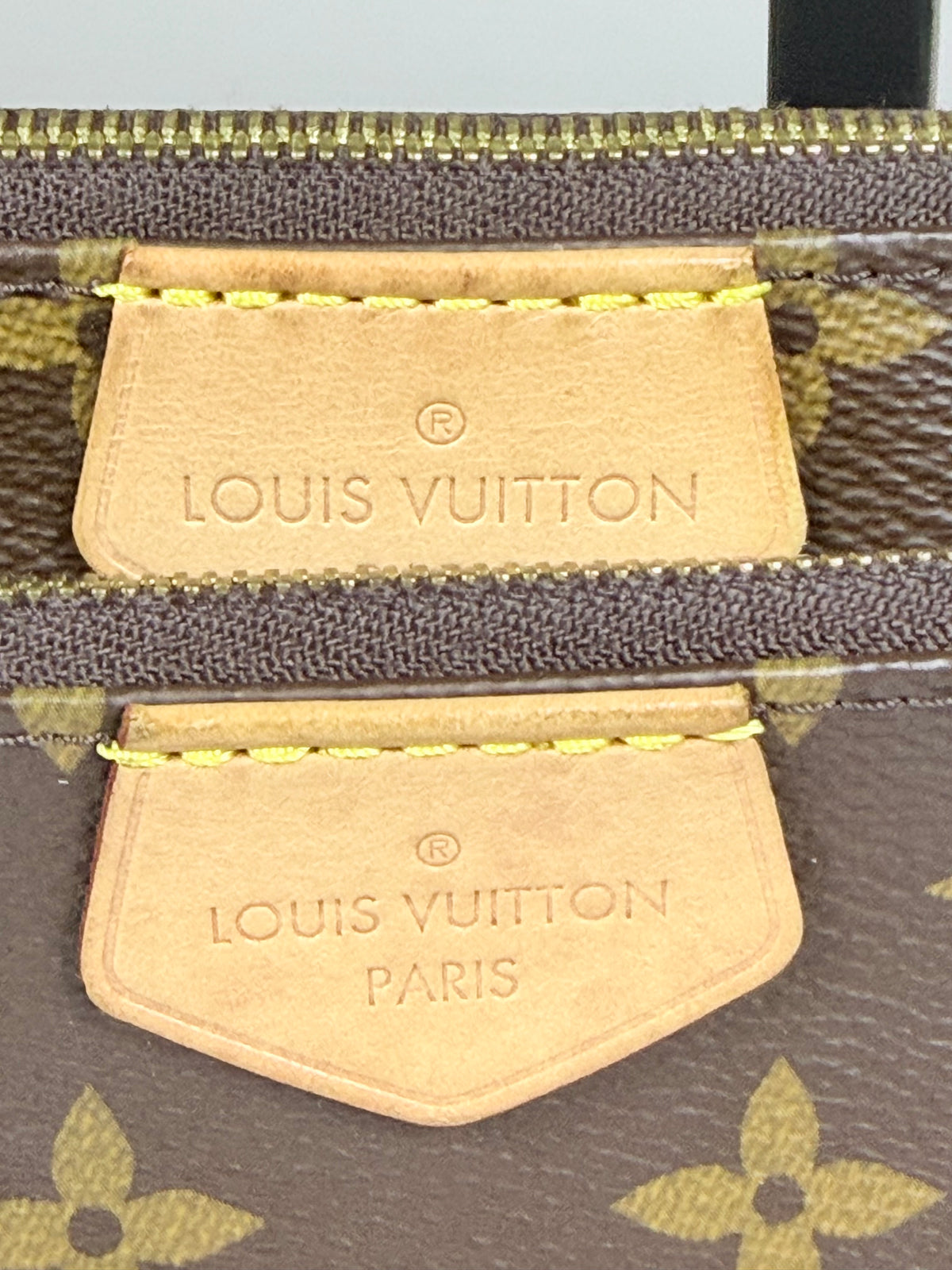 Louis Vuitton Monogram Multi Pochette Accessoires Crossbody Bag - Pink Jacquard Strap & Gold Hardware Set