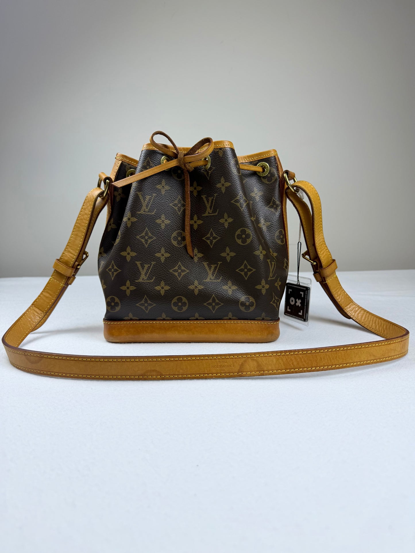 Louis Vuitton Monogram BB Noé Bucket Bag Shoulder Bag Brown Vachetta