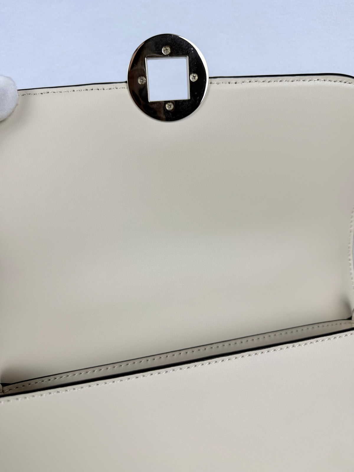 Kate Spade Colorblock Leather Top Handle Crossbody Bag Multi Brown Cream Purse NWOT