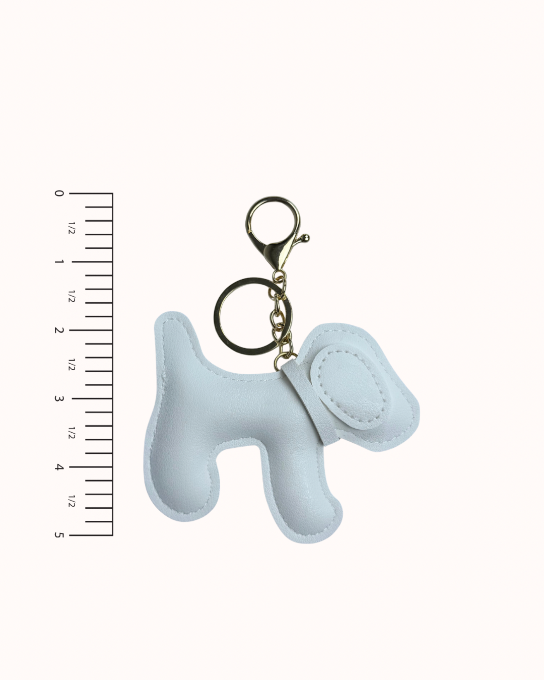 Faux Leather Dog Bag Charm
