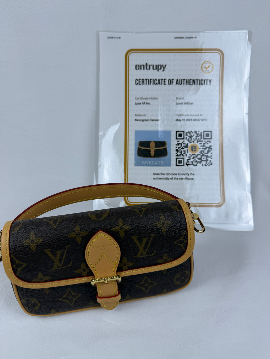 Louis Vuitton 2026 Nano Diane Monogram Bag NWOT
