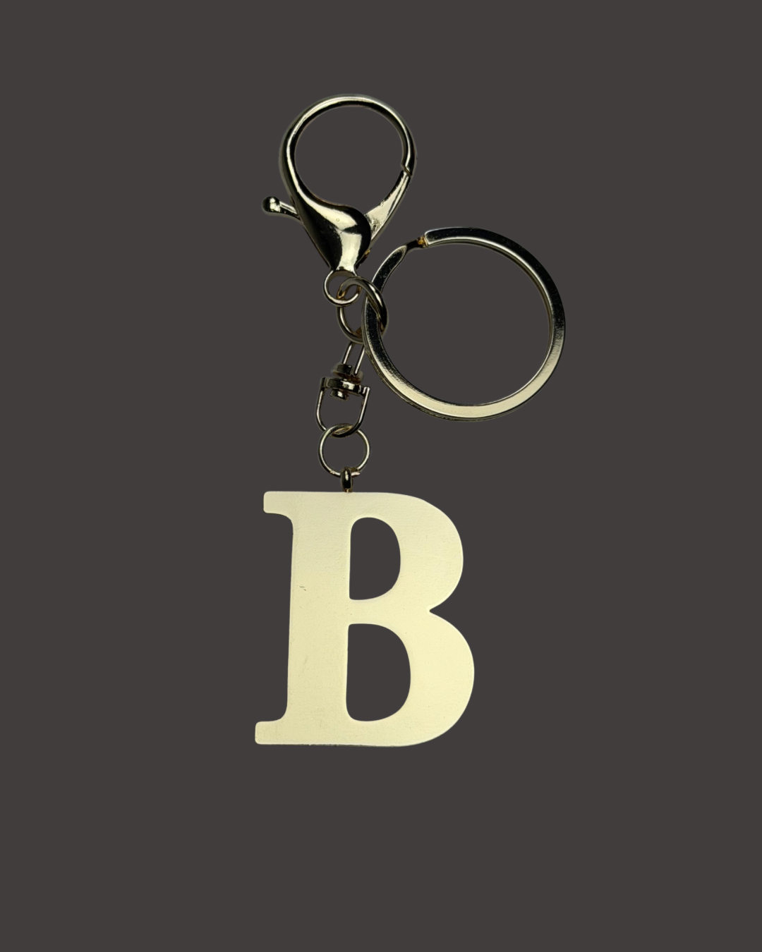 Gold Colored Letter Bag Charm