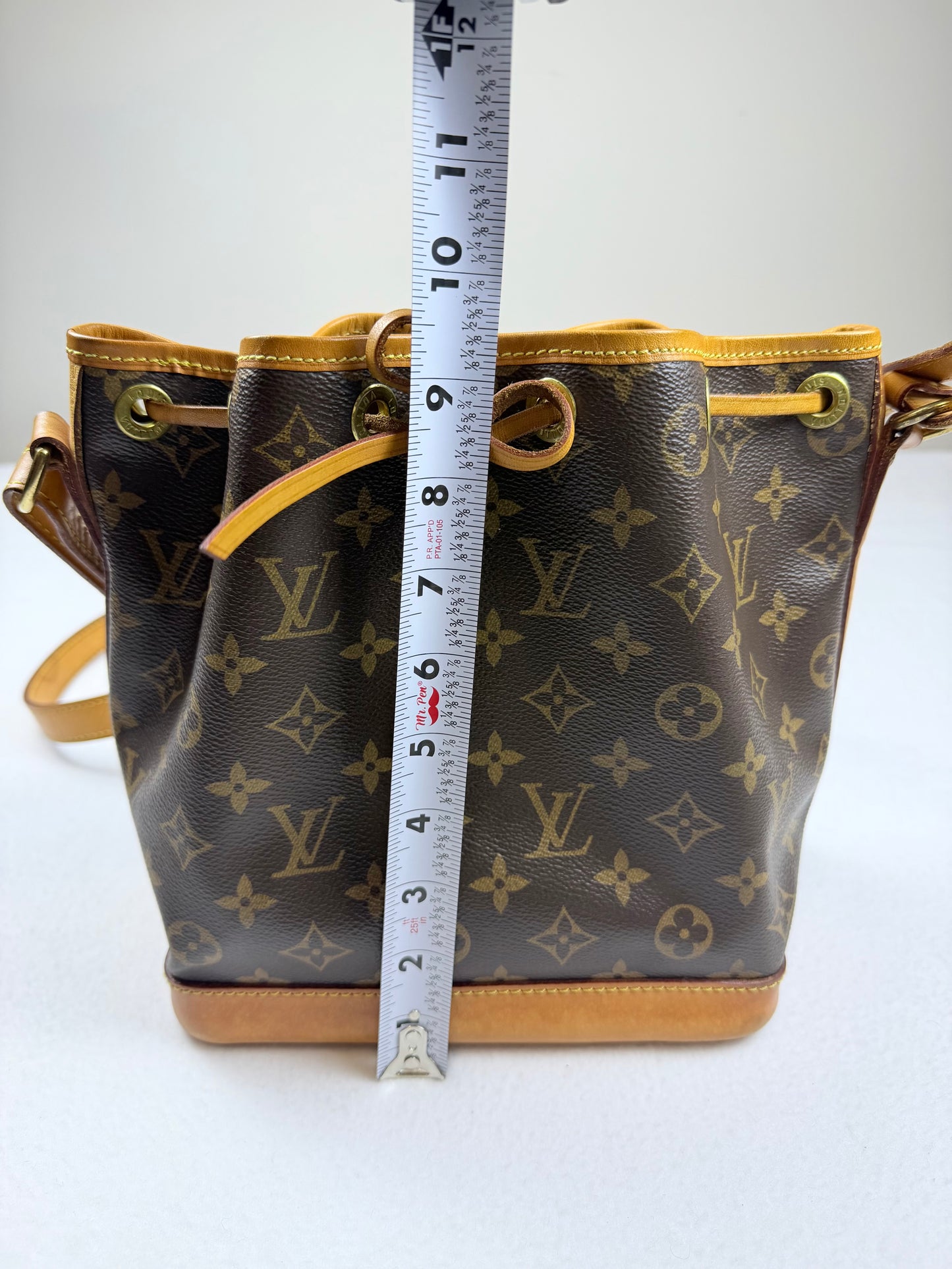 Louis Vuitton Monogram BB Noé Bucket Bag Shoulder Bag Brown Vachetta