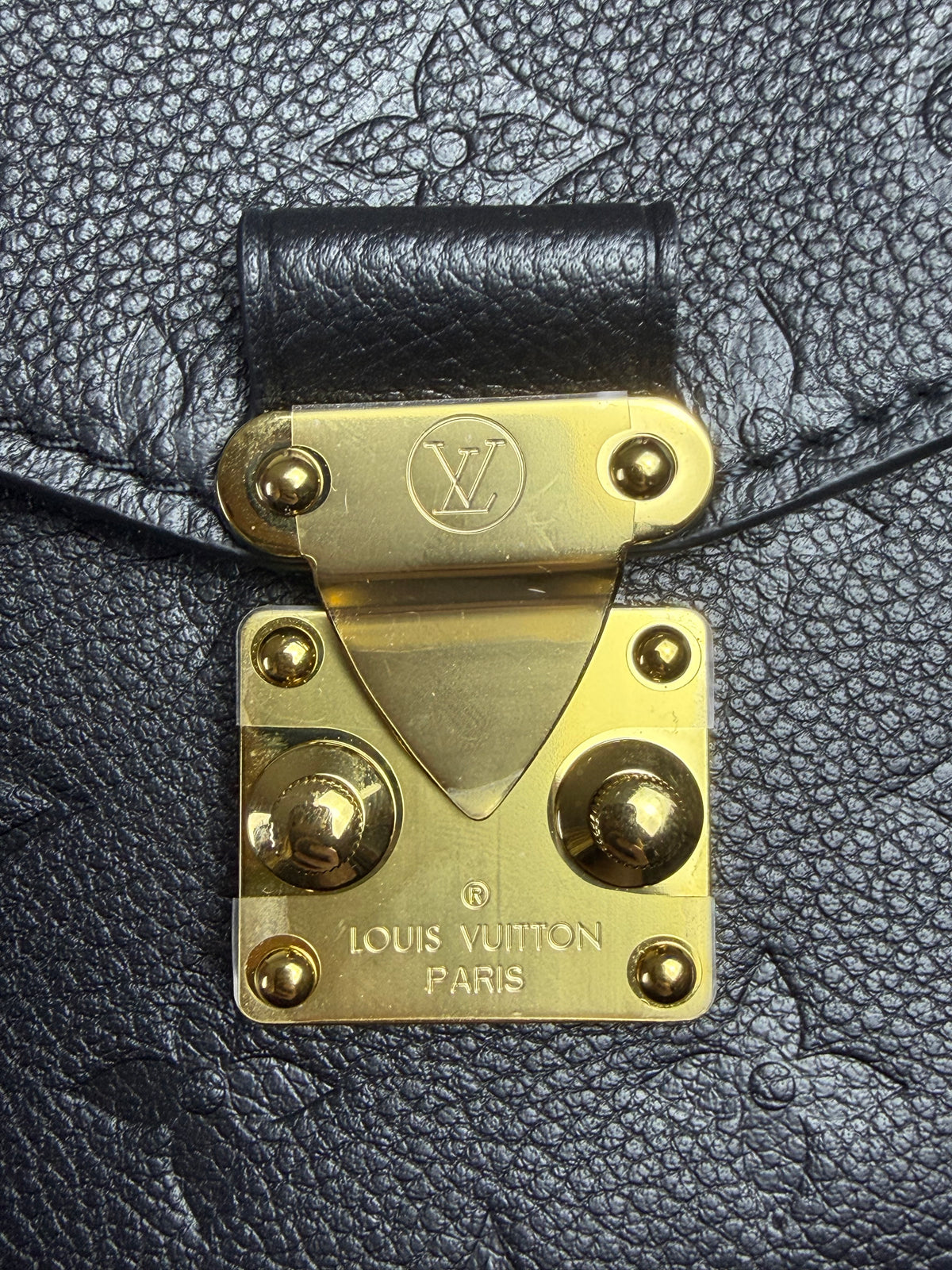 Louis Vuitton Monogram Empreinte Pochette Métis Noir Black Leather Bag