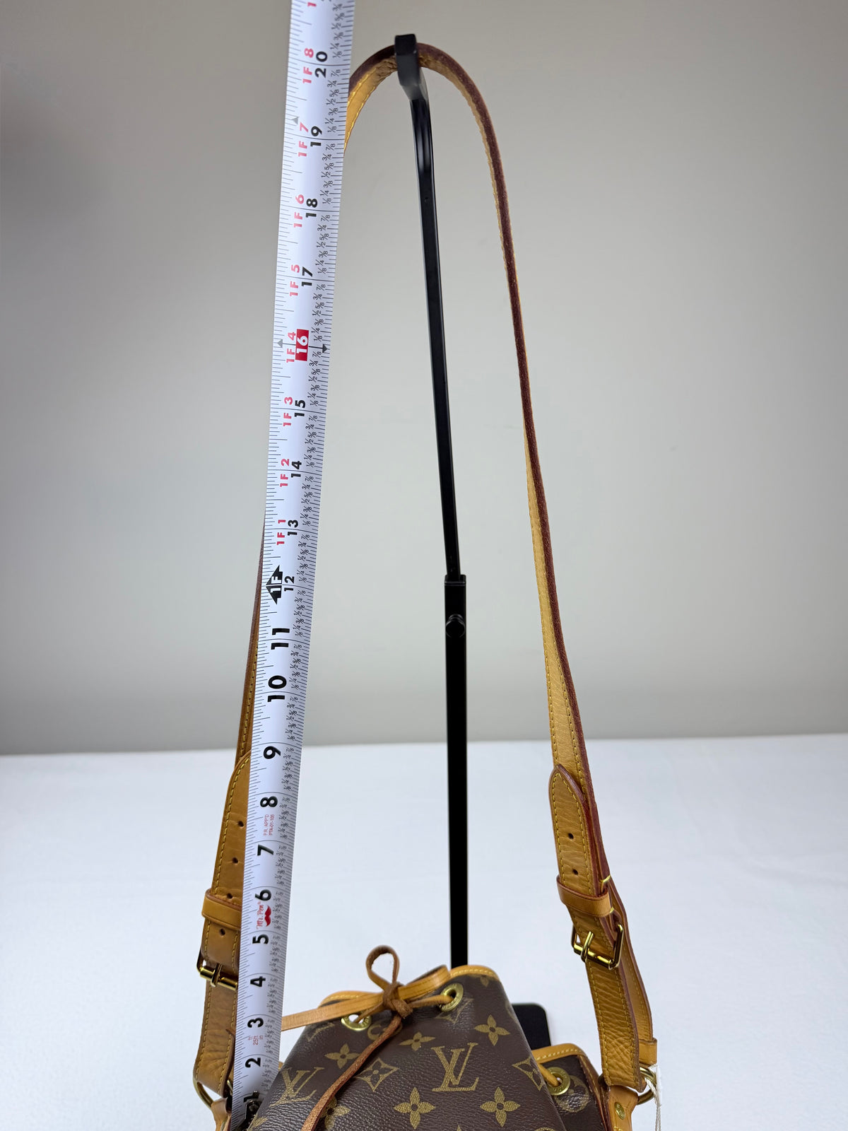 Louis Vuitton Monogram BB Noé Bucket Bag Shoulder Bag Brown Vachetta