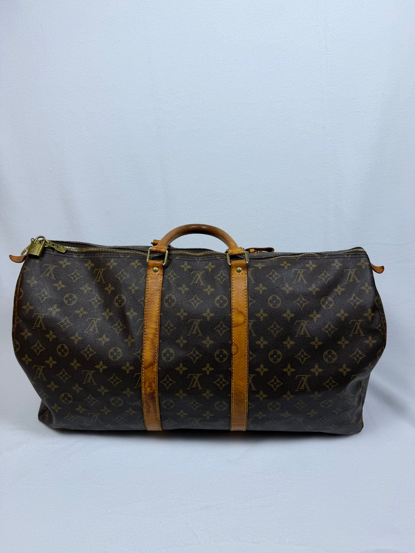 SOLD - Vintage Louis Vuitton Keepall 55 Monogram Canvas Travel Duffle Bag 2001