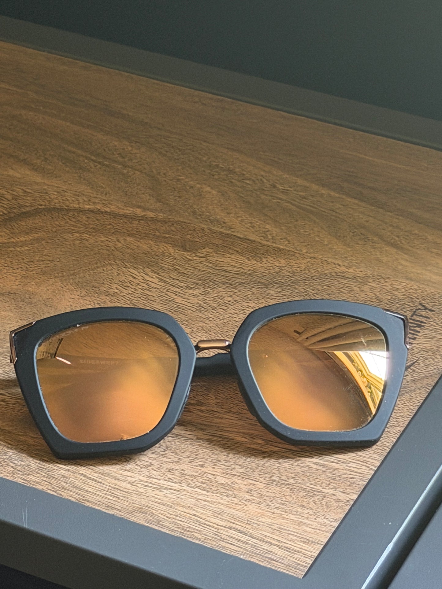 Oakley Sideswept Prizm Polarized Sunglasses - Velvet Black/Rose Gold