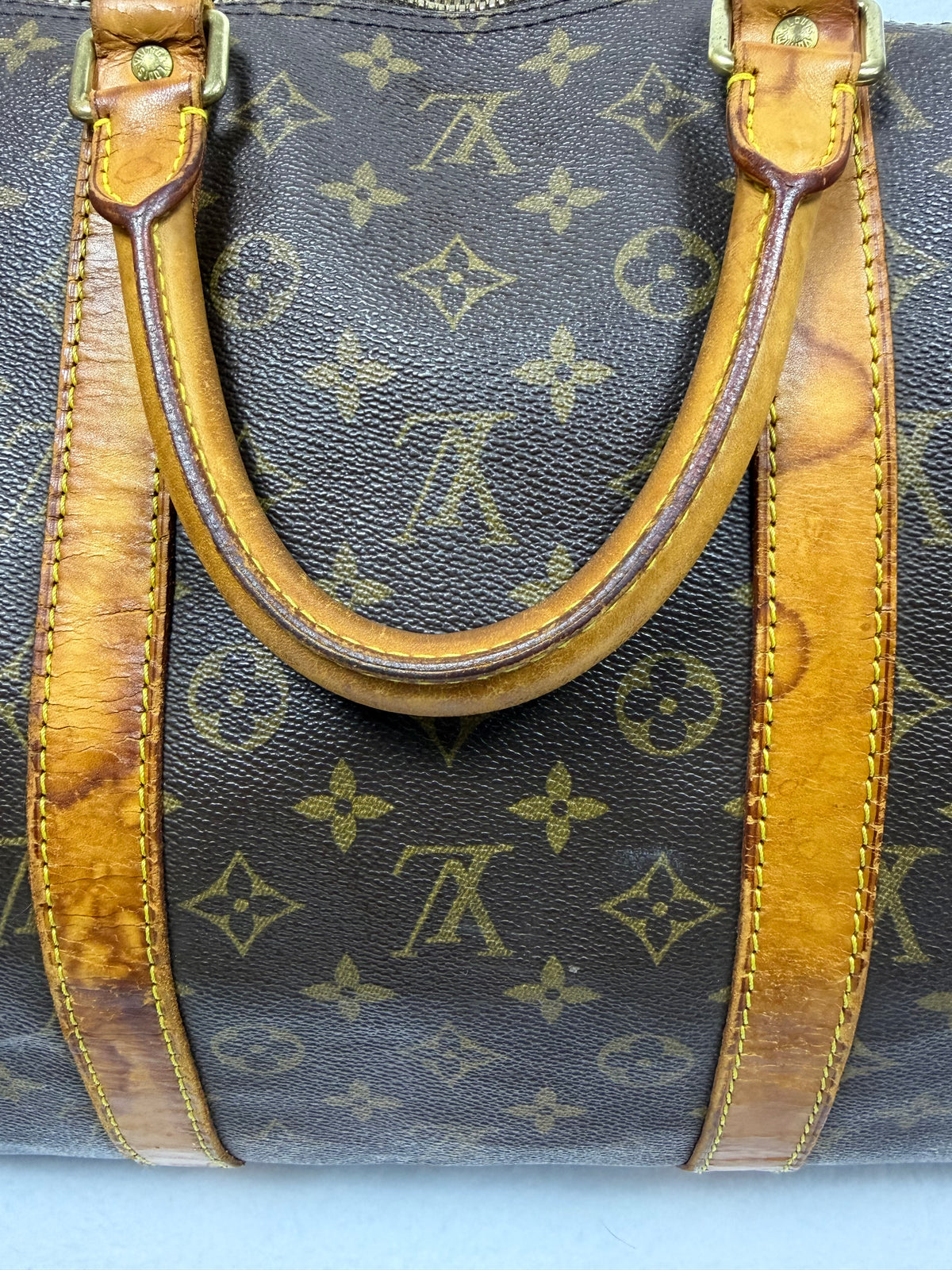 SOLD - Vintage Louis Vuitton Keepall 55 Monogram Canvas Travel Duffle Bag 2001
