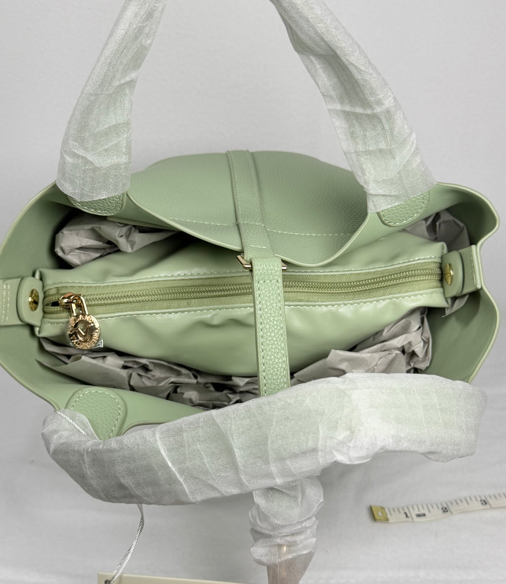 NWT Valentino Orlandi Mint Green Bucket Bag – Luxury Italian Design