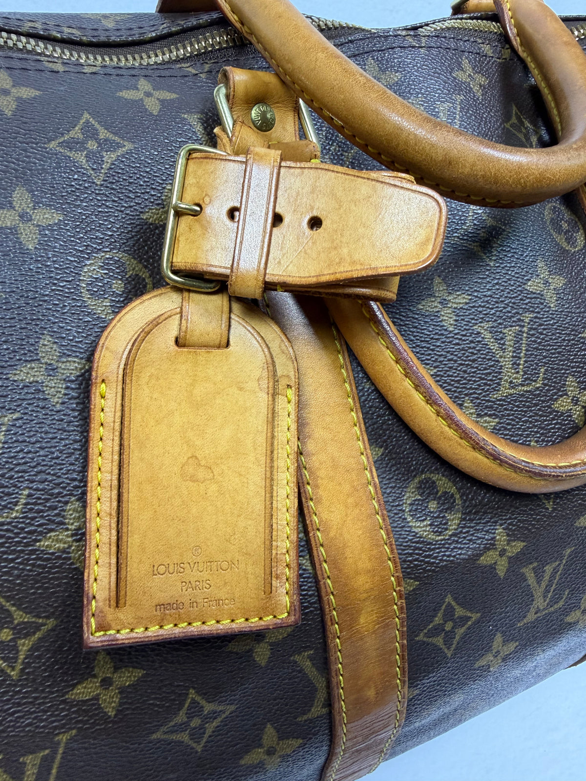 SOLD - Vintage Louis Vuitton Keepall 55 Monogram Canvas Travel Duffle Bag 2001