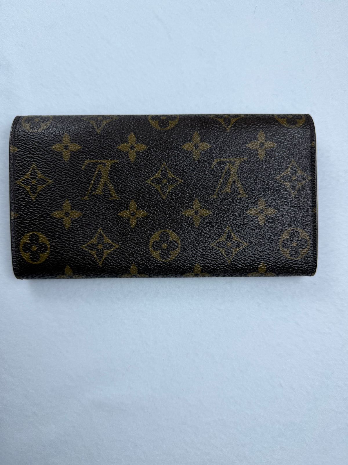 Louis Vuitton Monogram Sarah Wallet with Box & Dust bag, Unbranded Chain