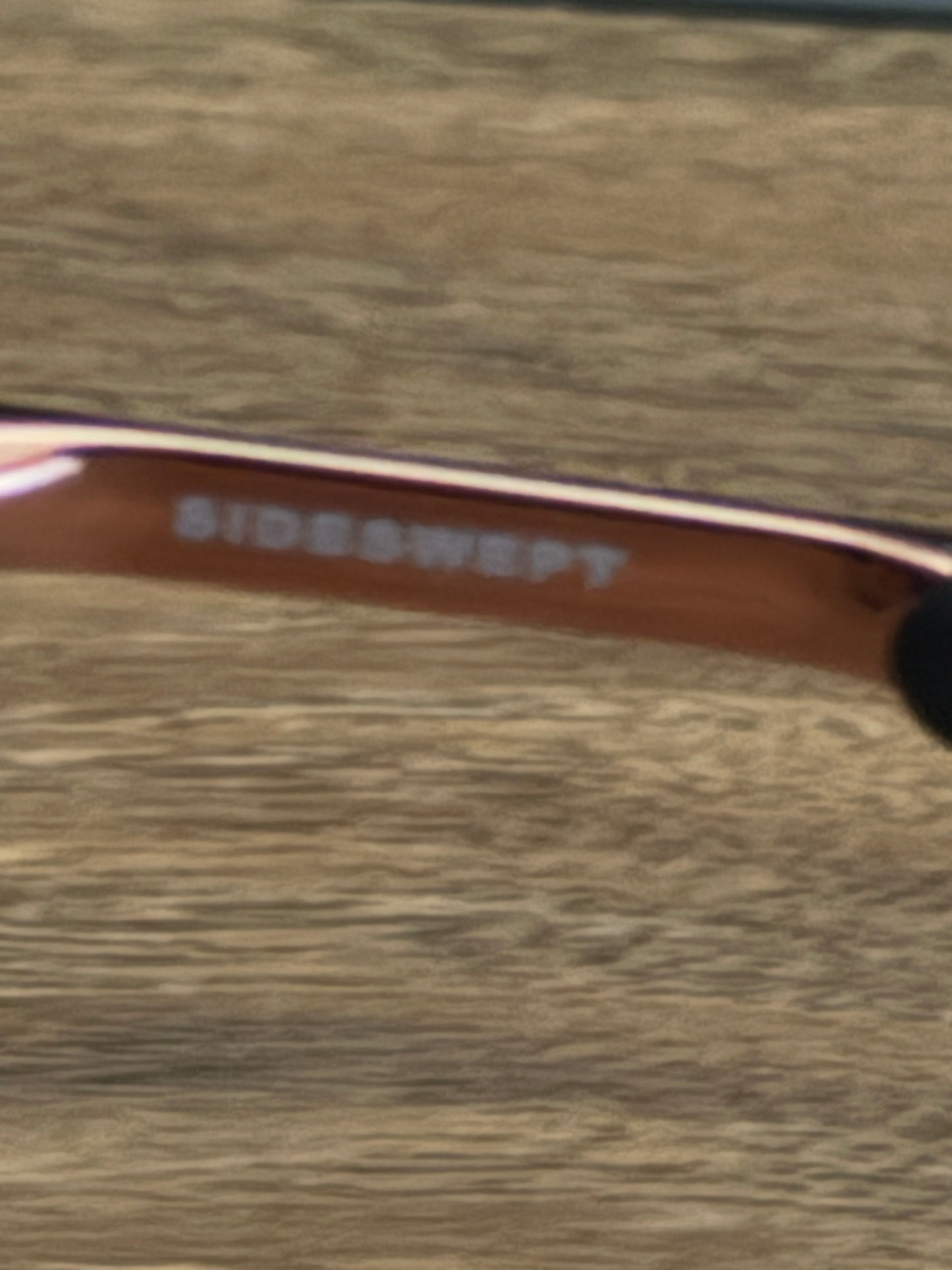 Oakley Sideswept Prizm Polarized Sunglasses - Velvet Black/Rose Gold