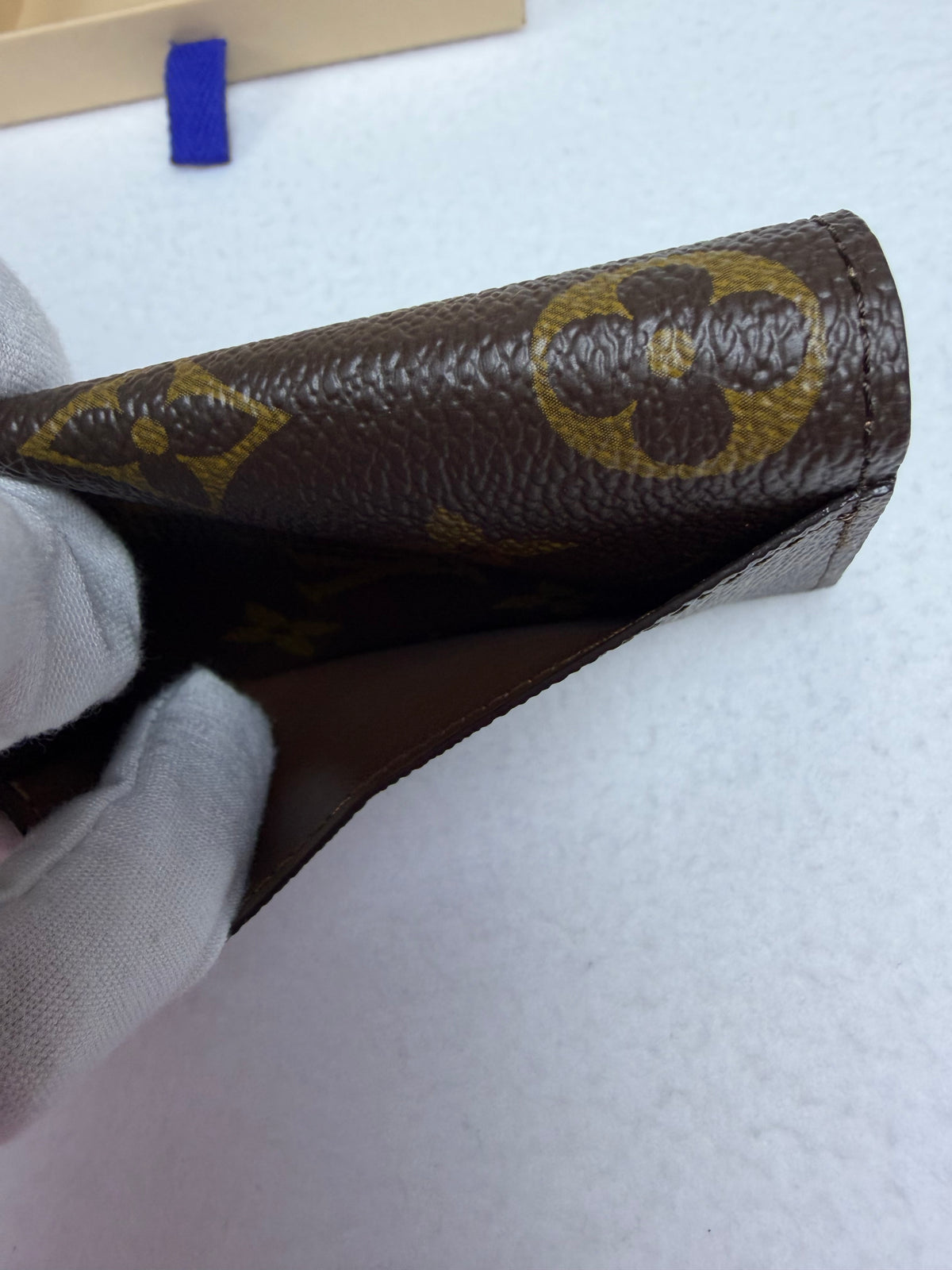Louis Vuitton Monogram Pocket Organizer Wallet Card Holder w/ Box