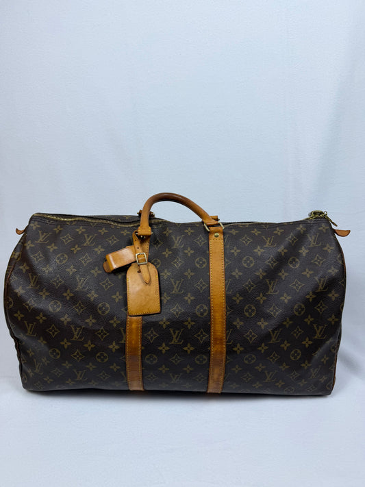 SOLD - Vintage Louis Vuitton Keepall 55 Monogram Canvas Travel Duffle Bag 2001