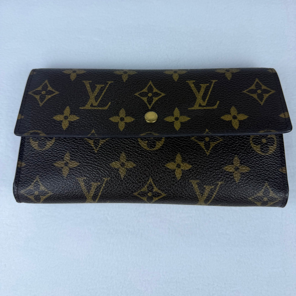 Louis Vuitton Monogram Long Trifold Wallet
