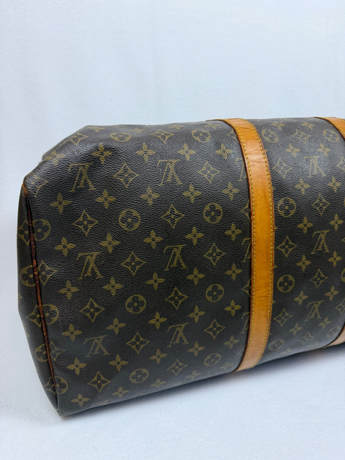 SOLD - Vintage Louis Vuitton Keepall 55 Monogram Canvas Travel Duffle Bag 2001