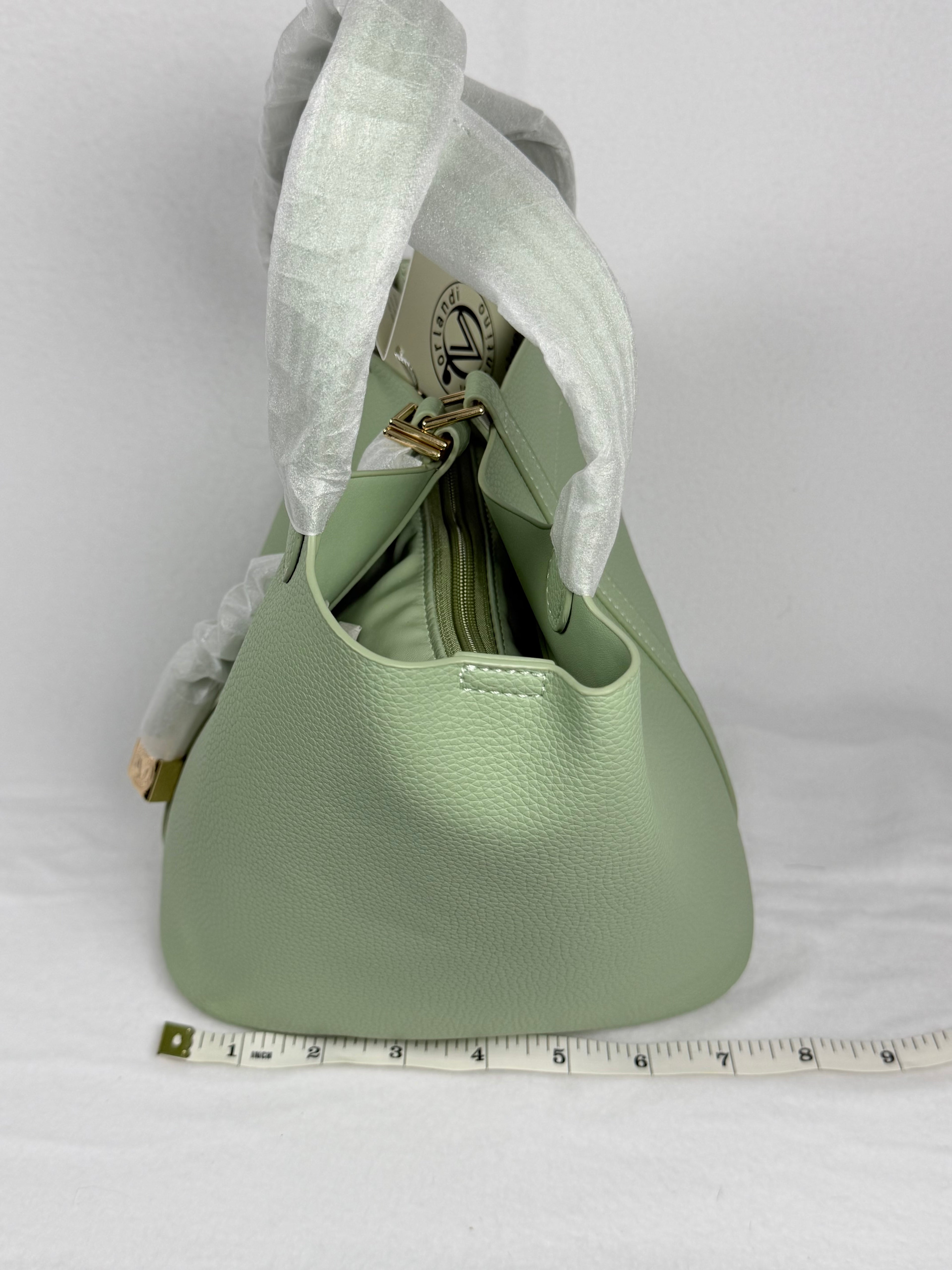 NWT Valentino Orlandi Mint Green Bucket Bag – Luxury Italian Design
