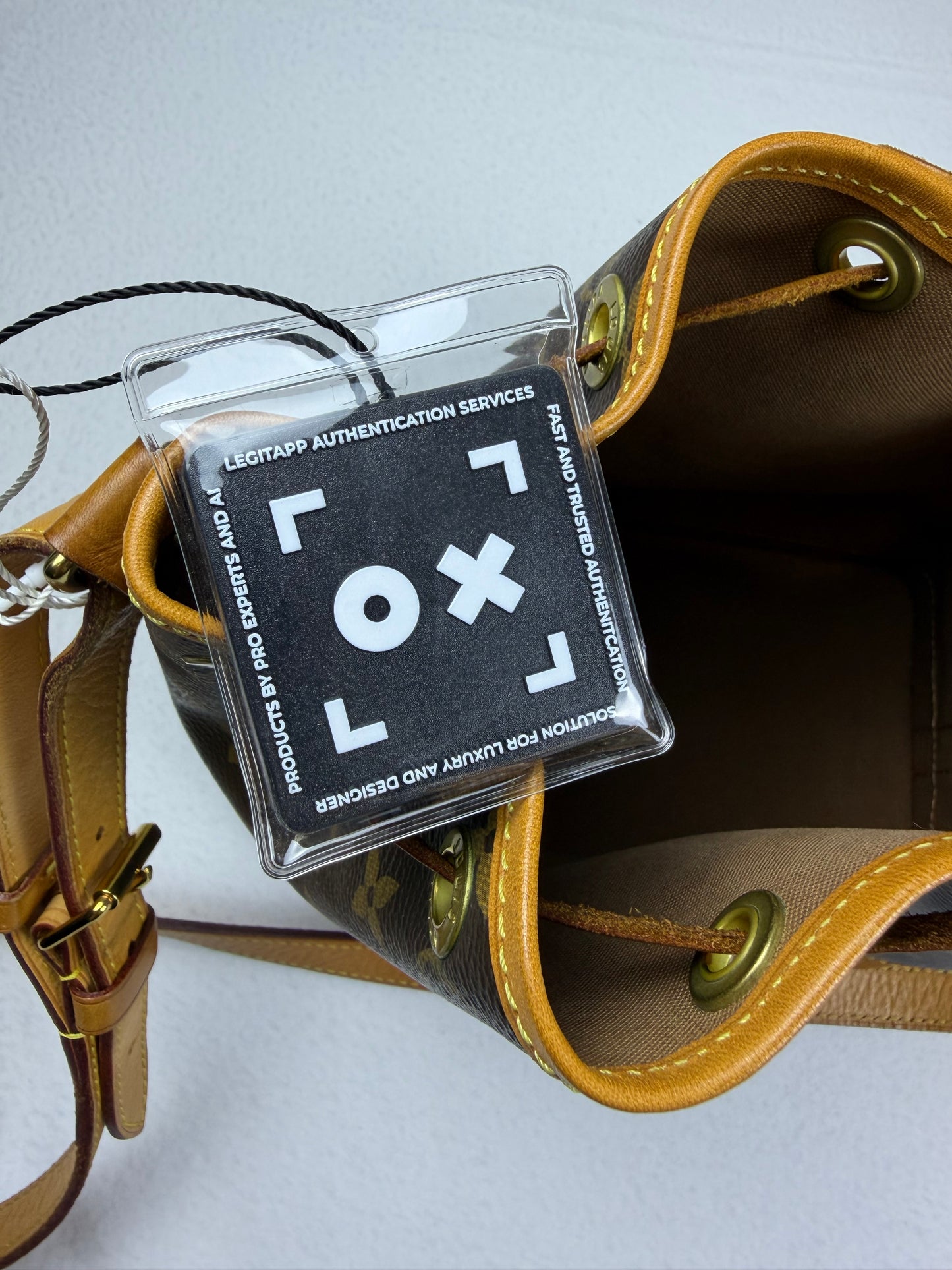 Louis Vuitton Monogram BB Noé Bucket Bag Shoulder Bag Brown Vachetta