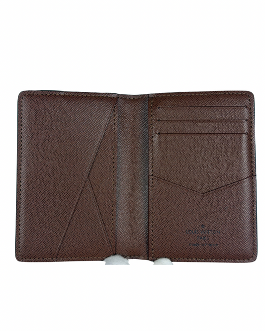 Louis Vuitton Monogram Pocket Organizer Wallet – Microchipped
