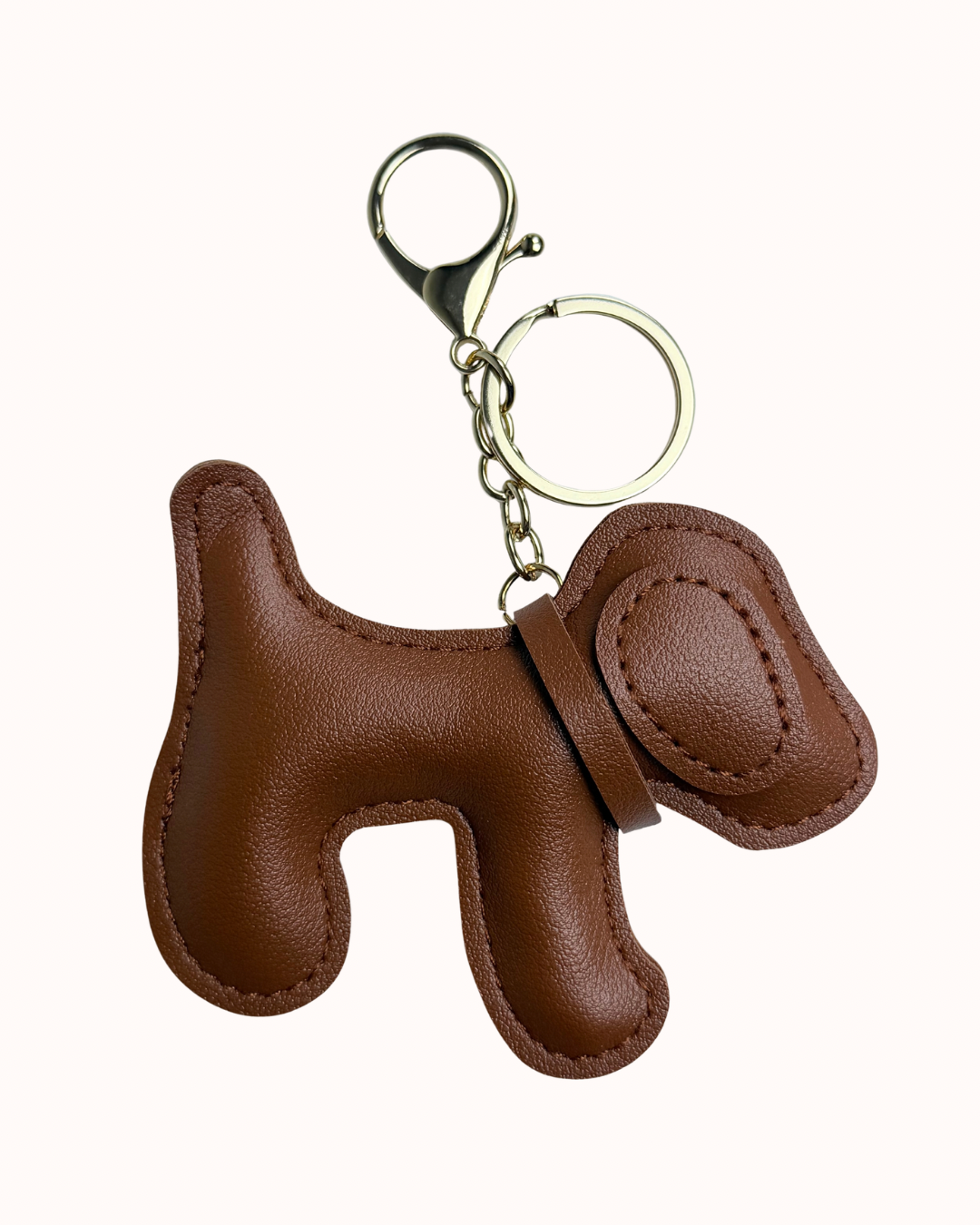 Faux Leather Dog Bag Charm