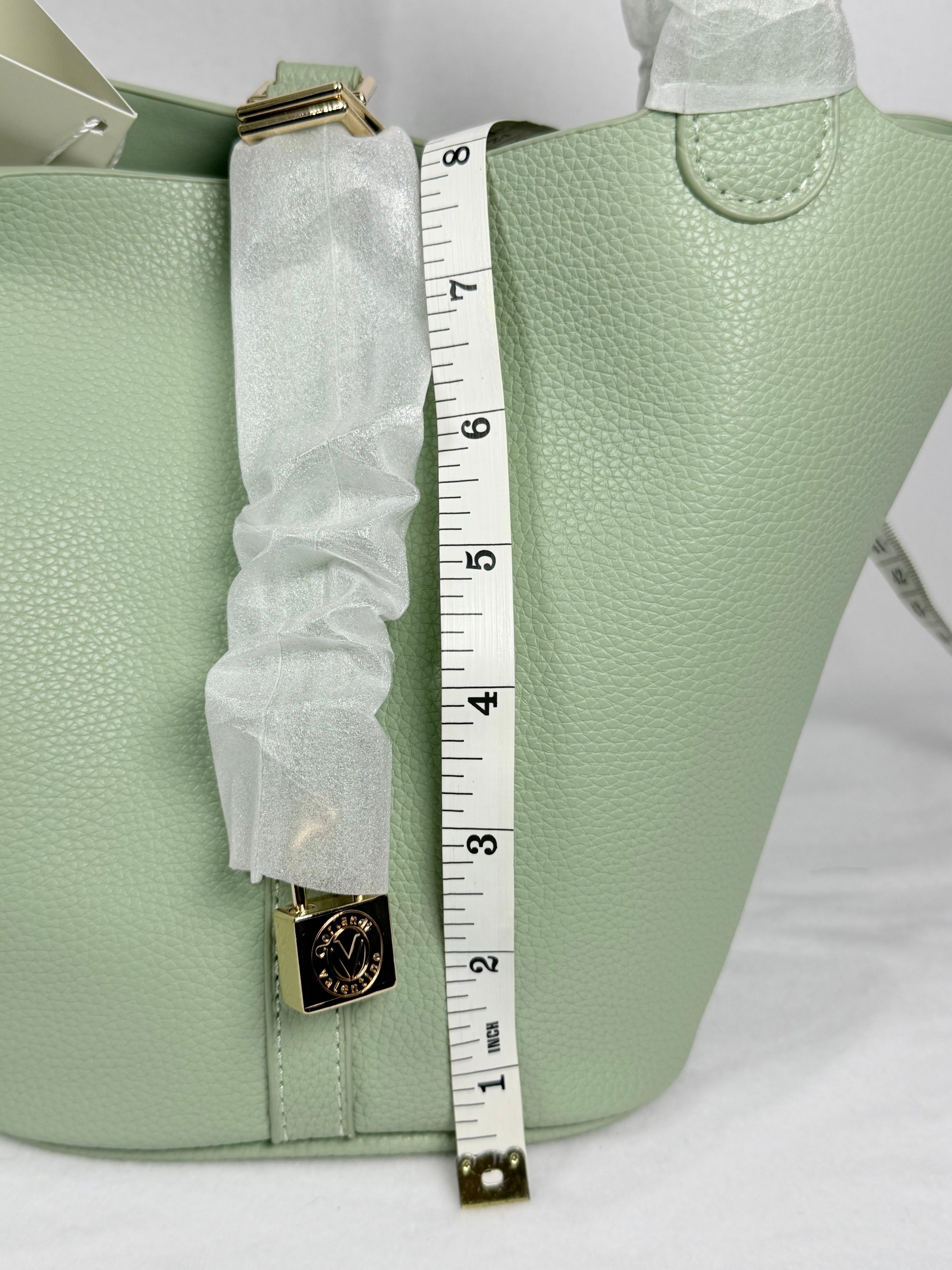 NWT Valentino Orlandi Mint Green Bucket Bag – Luxury Italian Design