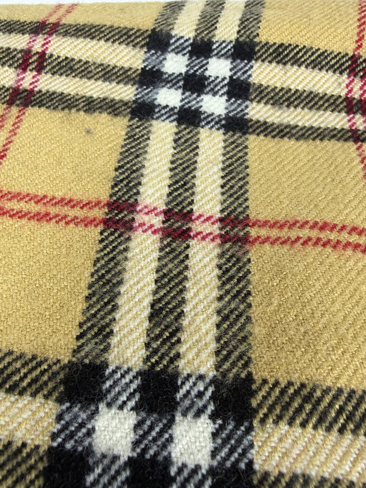 SOLD Burberrys of London Nova Check Vintage Scarf 100% Lambswool Made in England