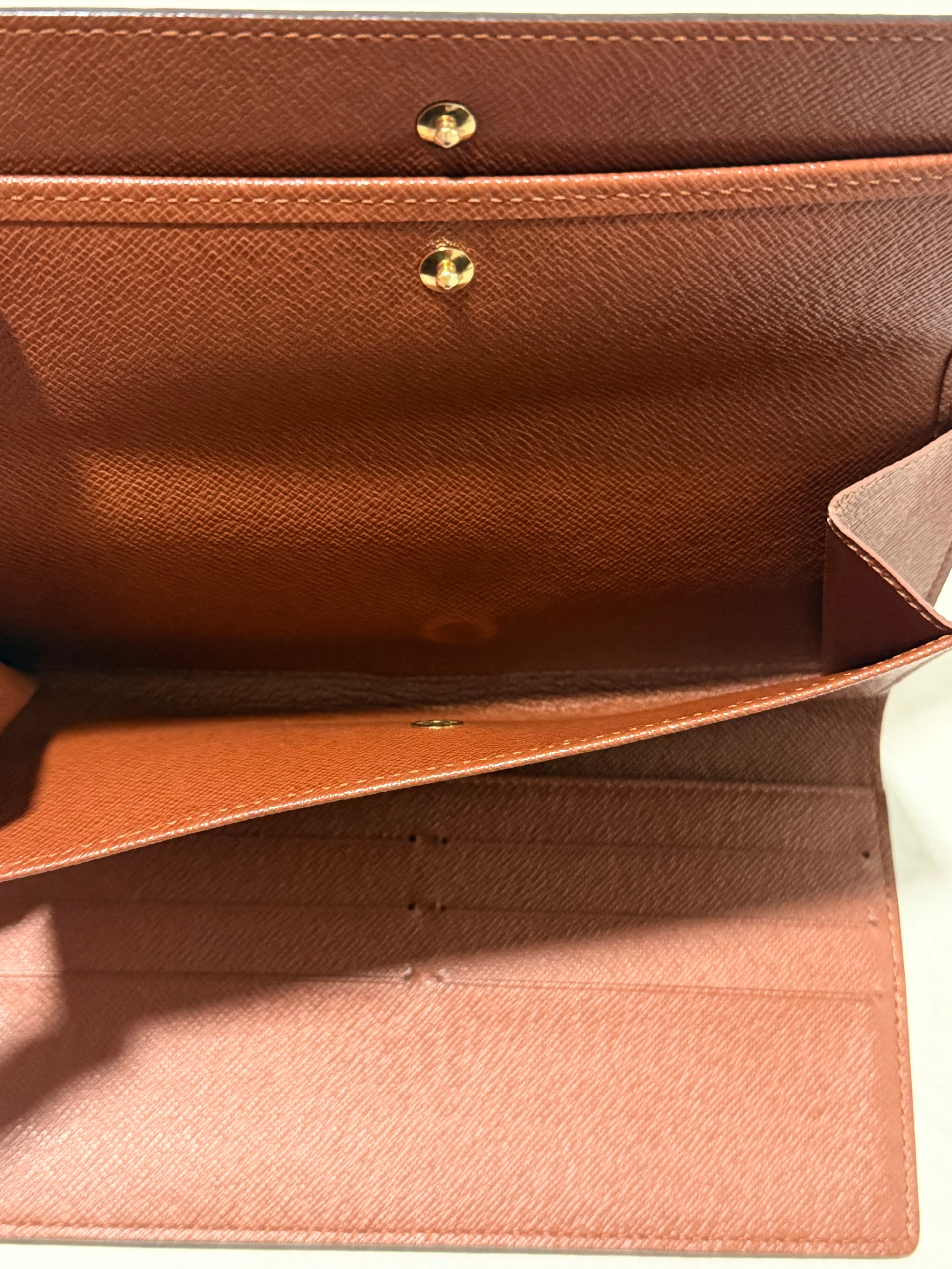 Louis Vuitton Monogram Long Trifold Wallet – Full Set (Box/Dust Bag)