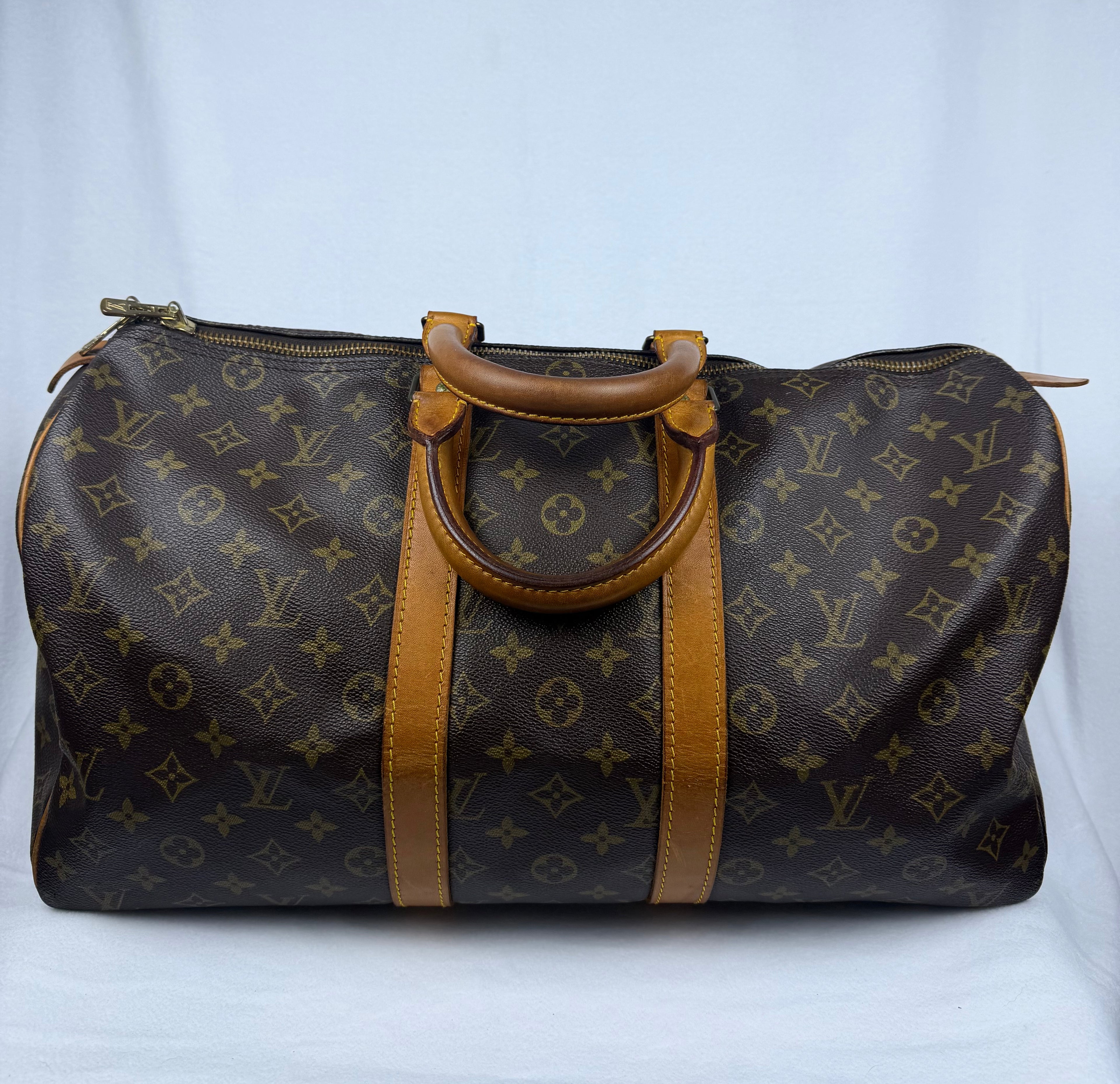 Louis Vuitton Keepall 45 Monogram Canvas Travel Bag