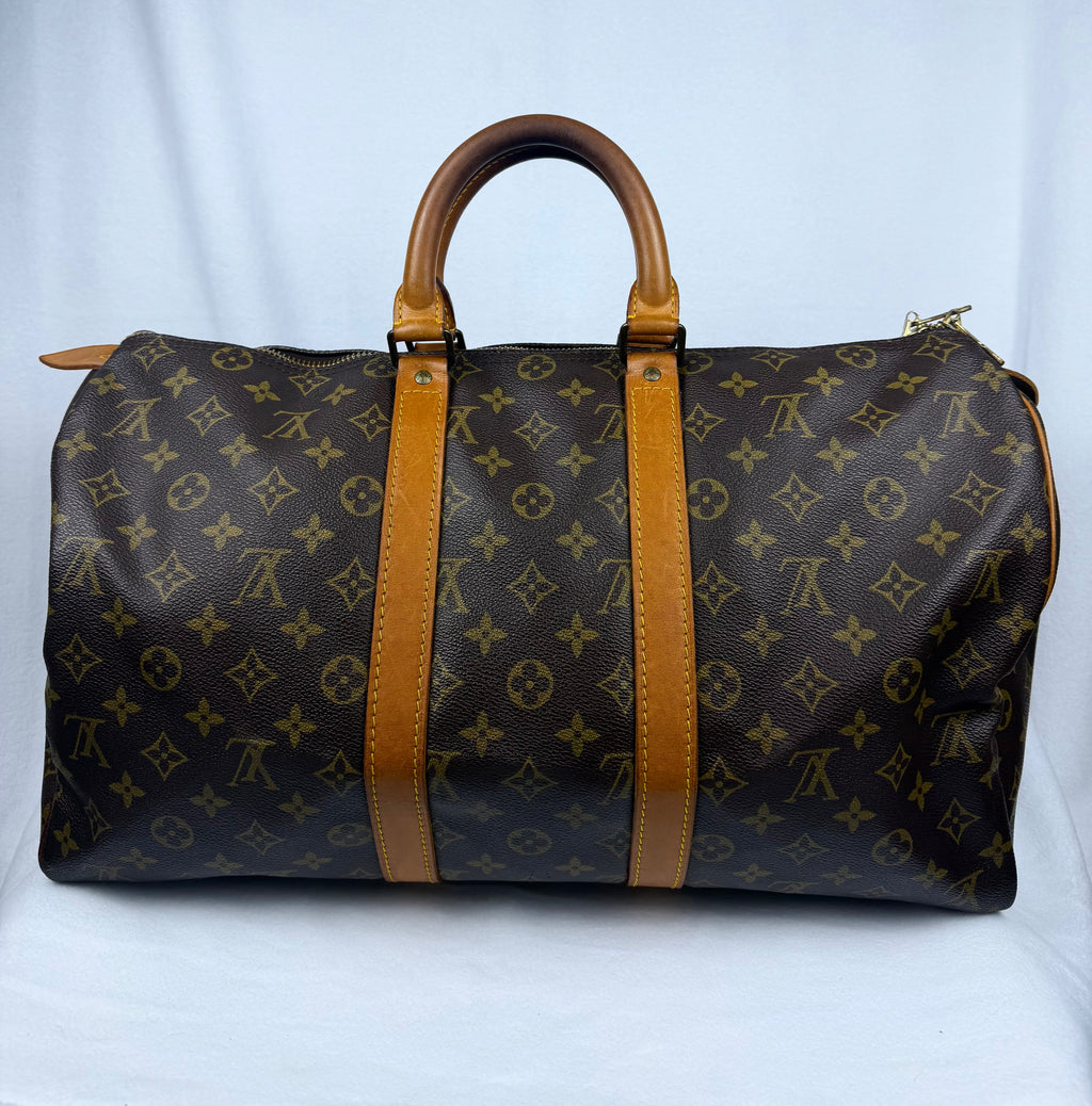 Louis Vuitton Keepall 45 Monogram Canvas Travel Bag