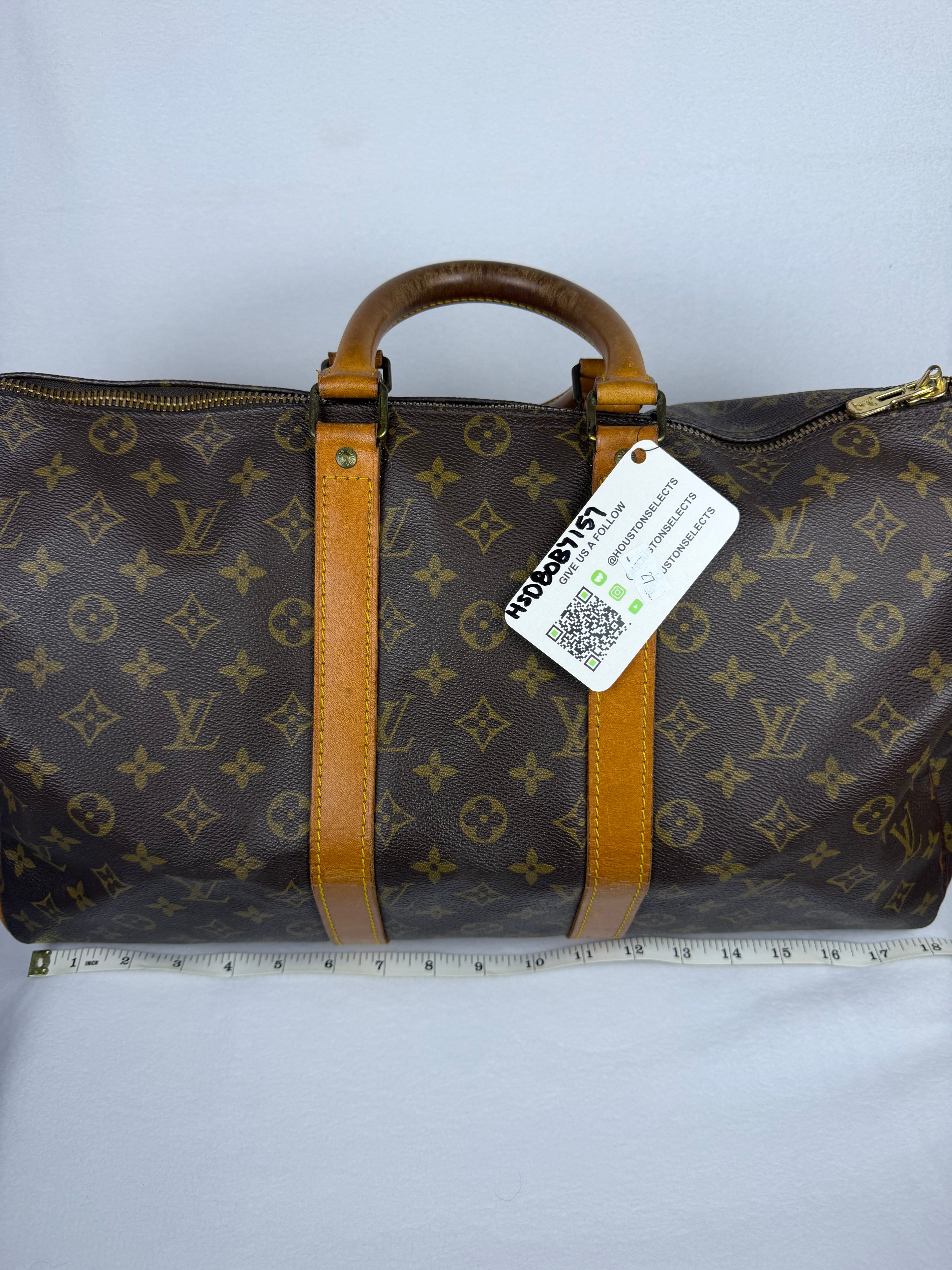 Louis Vuitton Keepall 45 Monogram Canvas Travel Bag